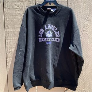 CCM Sweater Adult XXL Black Los Angeles Kings NHL Pullover Mens Jersey